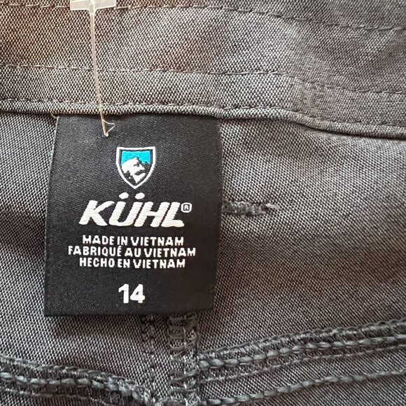 Kuhl NEW Womens Gray Grey Trekr Kapri Cropped Capri Pants 14 - Picture 13 of 16